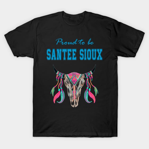 Native American Santee Sioux Tribal Buffalo T-Shirt by Jeremy Allan Robinson